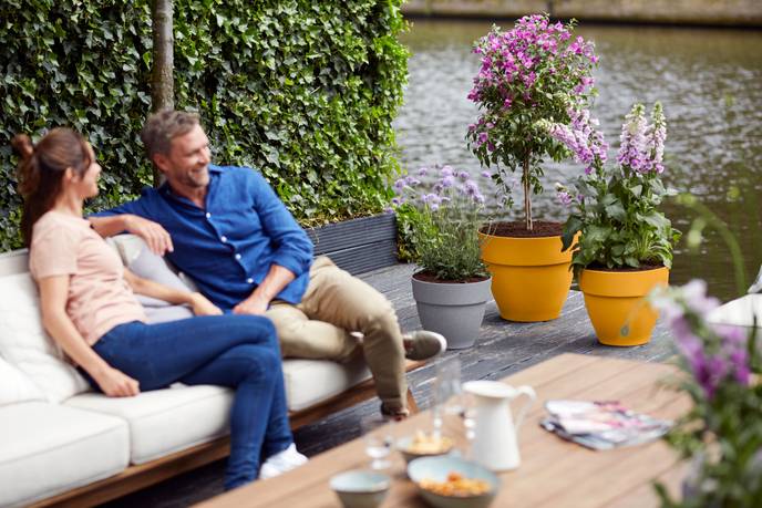 vibia campana round 25cm honey yellow